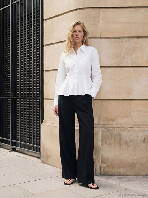 B?zg?l? Poplin Kad?n G?mlek