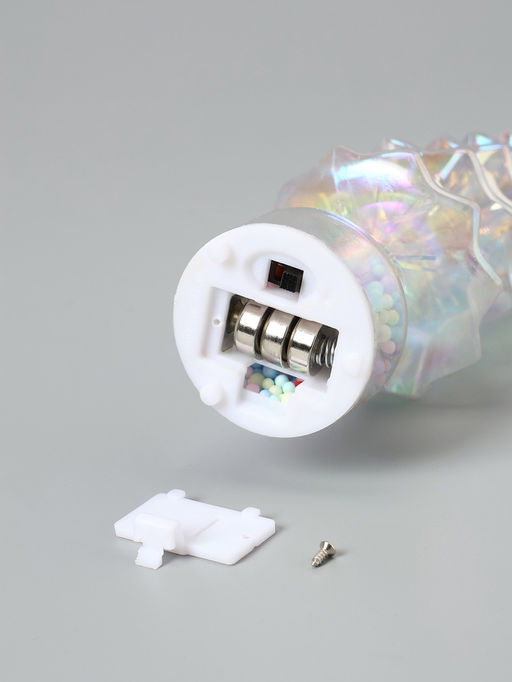 Цена за 2 шт. Фигура светодиодная «Ёлочка блестящая», 4 LED, 14.5×5.5 см, от батареек AG13×3, свечение тёплое белое