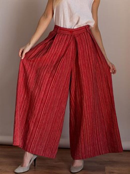 юбка-брюки  лен 50%, хлопок 50% - Волтри фото 3