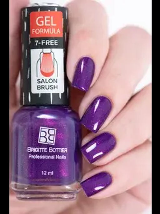 Brigitte Bottier GEL FORMULA тон 98 фиолетовый с золотистым шиммером 12 мл