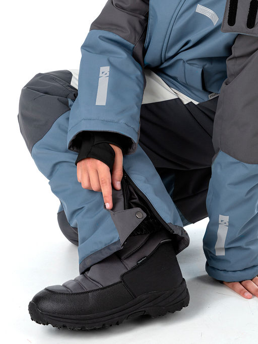 Комбинезон 8з6924 туман/асфальт - Nikastyle фото 9