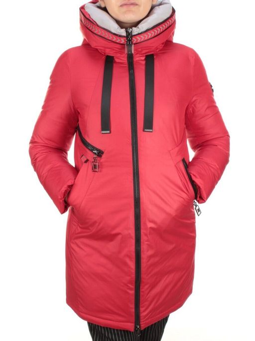 9903 RED Пальто зимнее женское AIGELIYA - Fashion фото 2