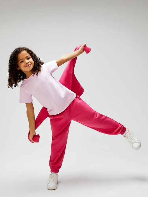 ACOOLA / Футболка детская для девочек Hart розовый  фото 2