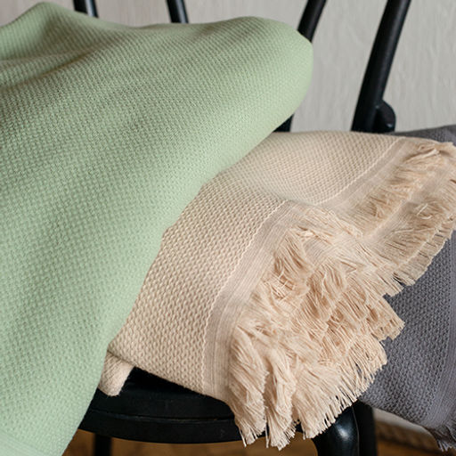 Покрывало 200х220 жаккард, 100% хлопок, Светло-бежевый 200х220 - Традиция фото 6