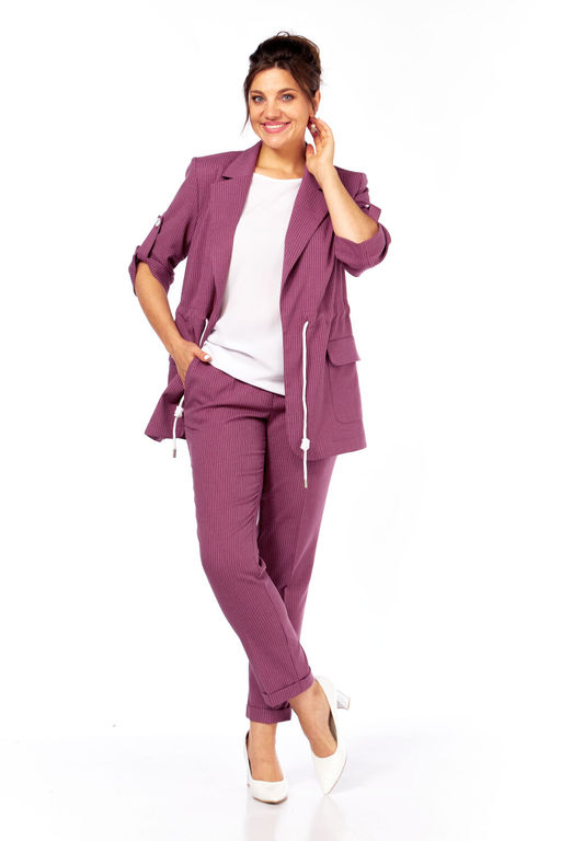 Костюм Olga Style С944 бордо