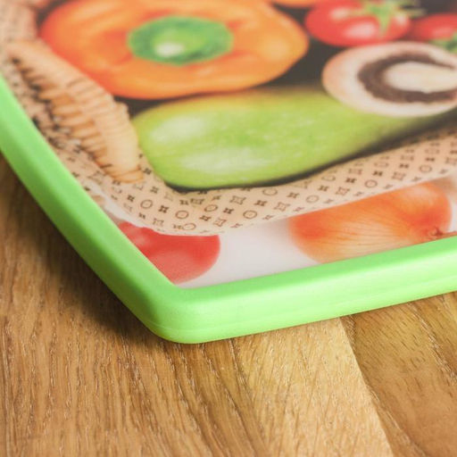 Доска разделочная пластиковая Доляна Урожай, прямоугольная, 3020 см  фото 3