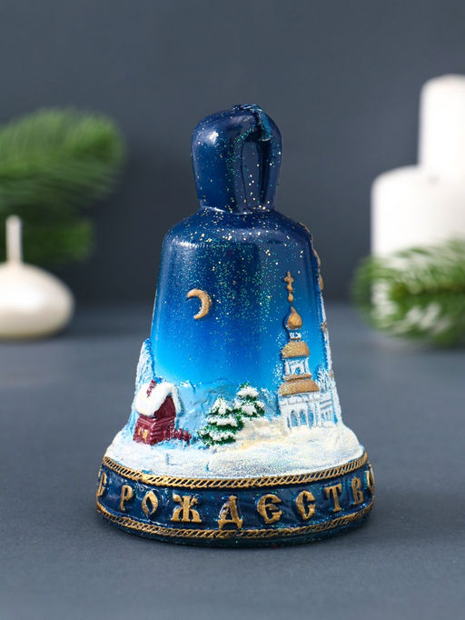 Свеча декоративная Колокольчик Рождественский 6.56.510 см - Simaland фото 3