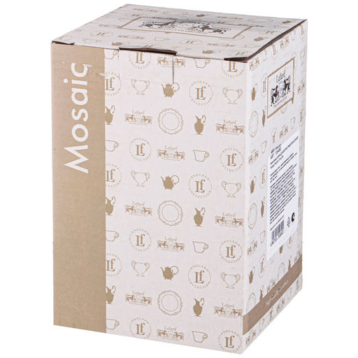 БАНКА ДЛЯ СЫПУЧИХ ПРОДУКТОВ КОЛЛЕКЦИЯ MOSAIC 650 МЛ 10,5*10,5*15СМ - Lefard фото 2