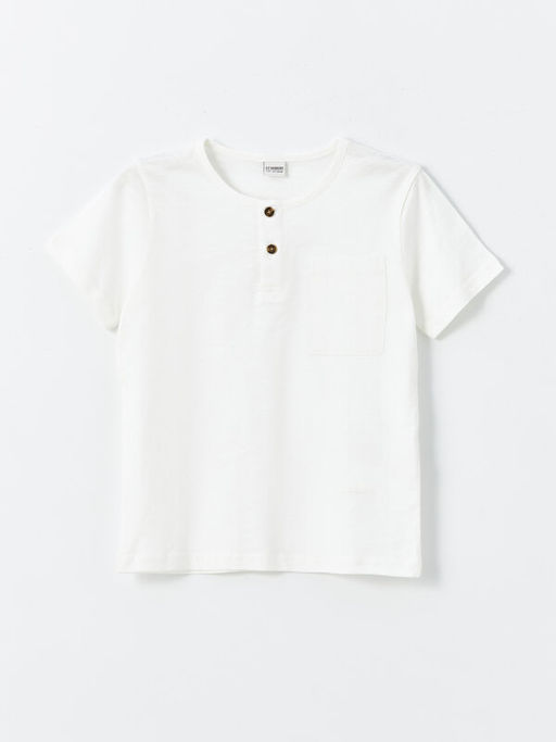 Bisiklet Yaka Basic K?sa Kollu Erkek ?ocuk Ti??rt