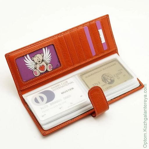 Женская кожаная визитница Sergio Valentini СВ 8097-075/2  фото 3