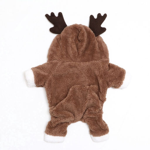 Новогодний костюм для животных Олень, S (ДС 20, ОГ 32 см), коричневый - Simaland фото 9