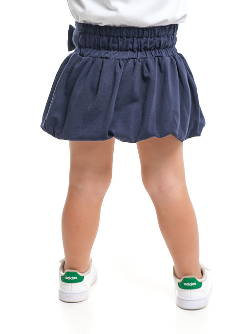 Юбка баллон короткая UD 0752 синий - Mini maxi фото 2