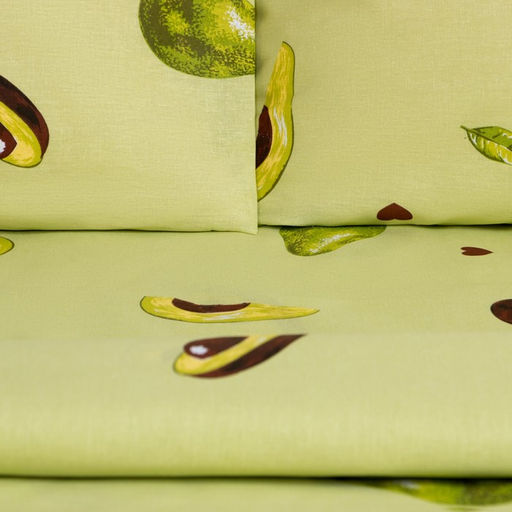 Постельное бельё Этель 1.5сп Авокадо 143х215см,150х214см,50х70см-2 шт, бязь, 125 г/м2  фото 9