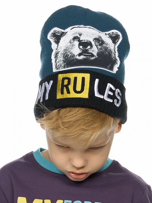 Уценка PELICAN BKQW3192 шапка для мальчиков  фото 2