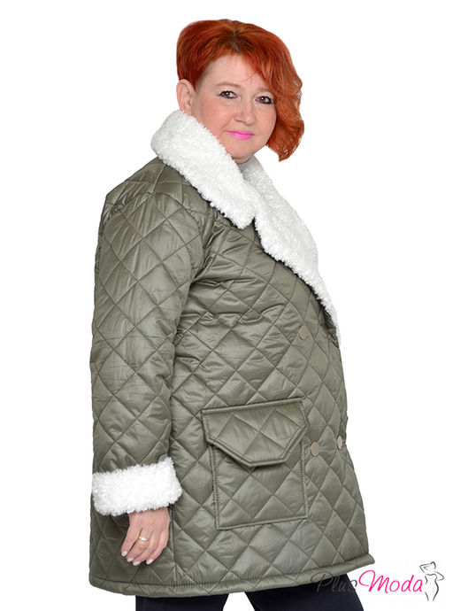 Жакет-парка Модель №1907 размеры 44-84 - Plusmoda фото 47