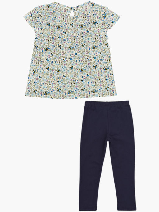 Комплект для девочки детский сад UD 1841 зеленые цветочки - Mini maxi фото 6