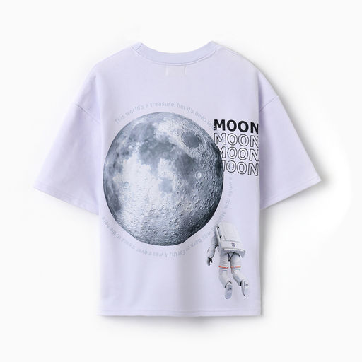 Футболка женская MIST Moon, белая, размер 48