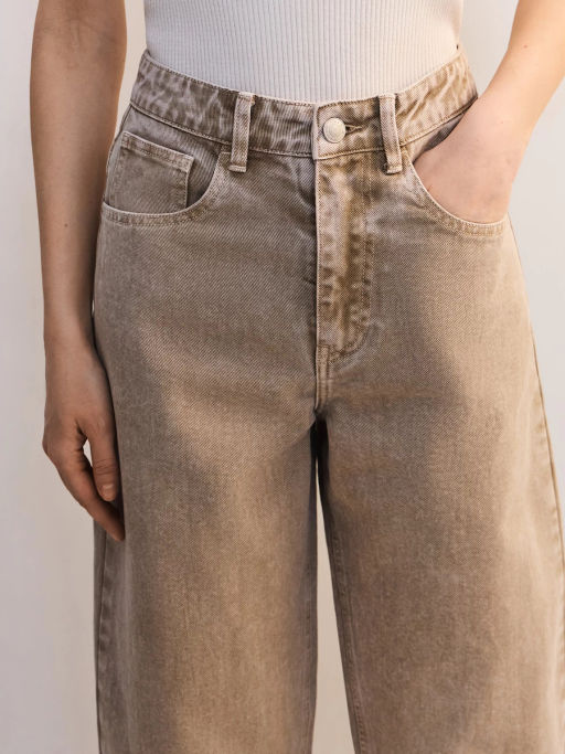 Джинсы бананы с высокой посадкой ZR2605092313-62 / Zarina