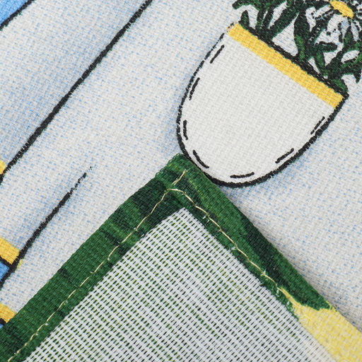 Полотенце кух. Доляна Зайка 28х46 см, рогожка, 100% хл, 160г/м2  фото 11