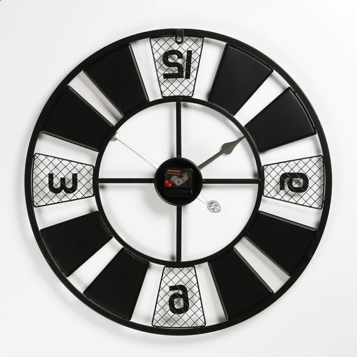 Часы настенные интерьерные, серия: Лофт, дискретный ход, d=60 см, от батарейки 1хАА