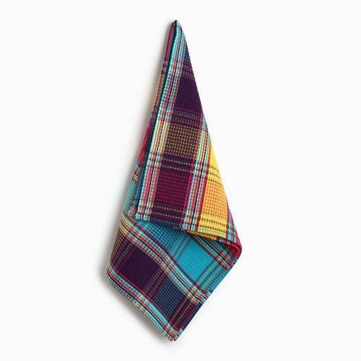 Цена за 2 шт. Полотенце «Этель» Plaid, красное, 38×63 см, 100% хлопок