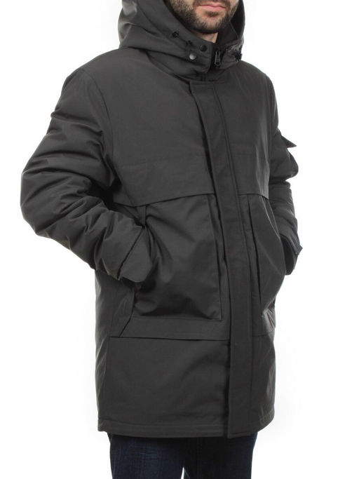 8896 GRAY GREEN Куртка мужская зимняя облегченная (130 гр. холлофайбер) - Fashion фото 5