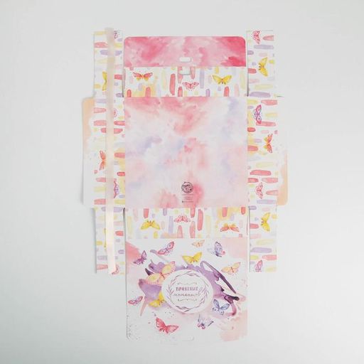 Складная коробка подарочная Приятных моментов, 20 х 18 х 5 см, БЕЗ ЛЕНТЫ - Дарите счастье фото 12