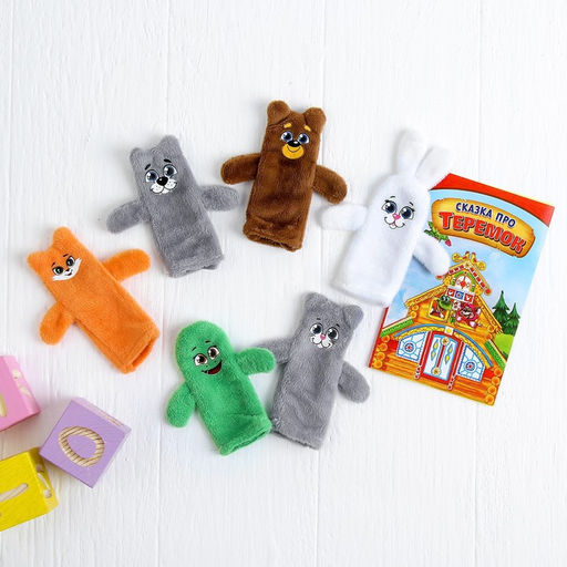 Кукольный театр Milo toys «Теремок», набор 6 шт.