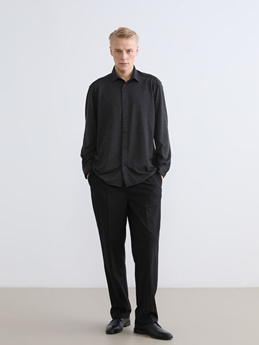 Regular Fit Erkek Dokulu G?mlek