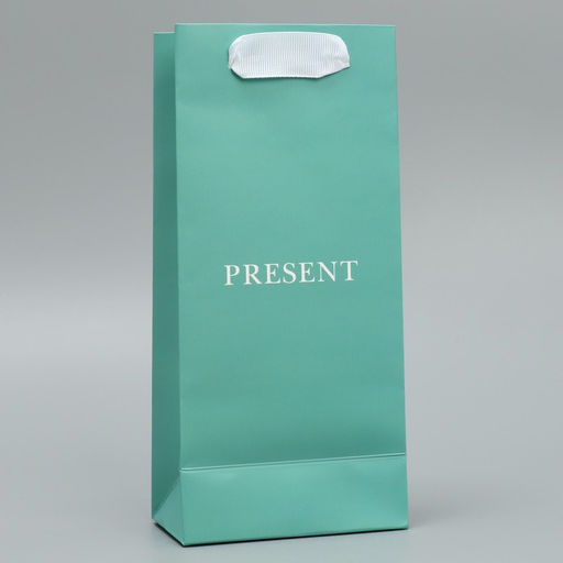 Цена за 2 шт. Пакет подарочный ламинированный, упаковка, «Подарок», 10 х 22 х 6 см