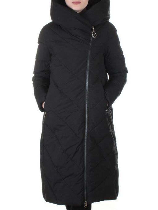 F-9917 BLACK Пальто женское зимнее Callia (200 гр. холлофайбер)