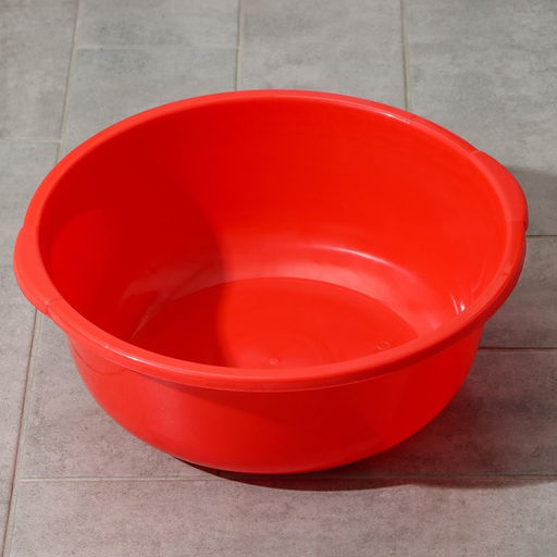 Таз хозяйственный круглый, 10 л, пластик, МИКС