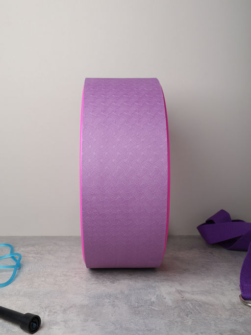 Колесо для йоги и пилатеса 32Х12 / YW32-PP / фиолетовый-розовый / уп10 - Галеонтрейд фото 12
