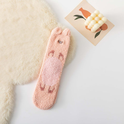 Носки iLikeGift Sweet piglet, pink, мужские/женские евро размер 36-44