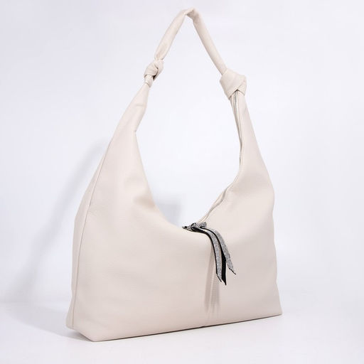 Сумка-хобо на молнии, цвет белый - Simaland фото 3