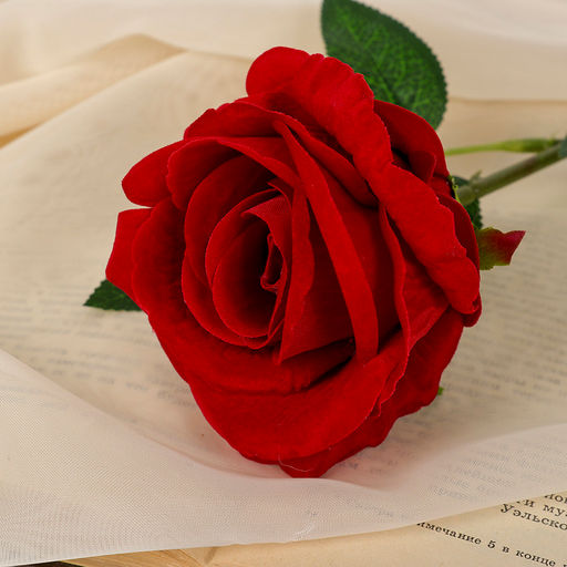 Цена за 2 шт. Цветы искусственные «Роза боливийская», 8×55 см, красные