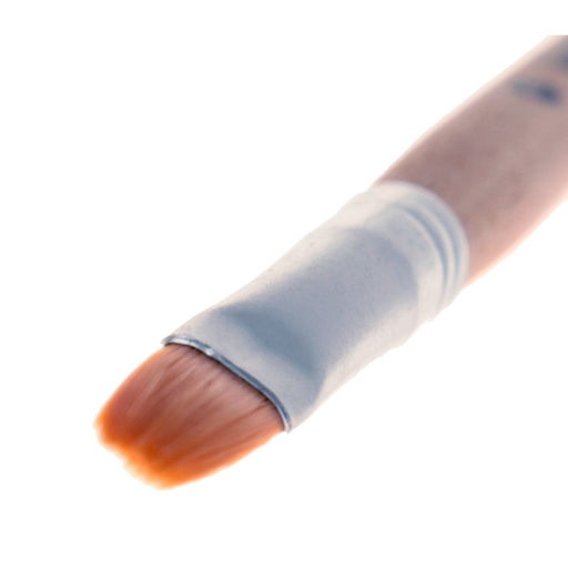 Цена за 10 шт. Кисть для рисования, нейлон, № 9, плоская, деревянная ручка, международный размер