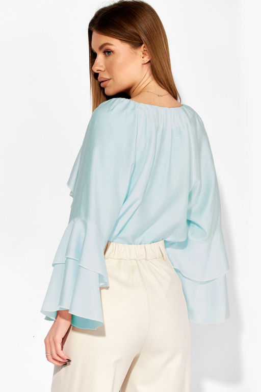 Блуза LAIKONY 414 голубой  фото 2