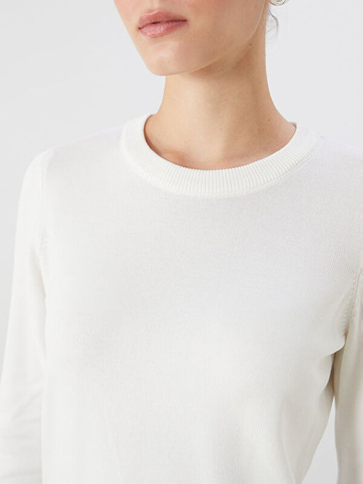 Bisiklet Yaka Kad?n Triko Kazak