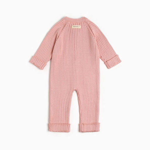 Комбинезон вязаный Крошка Я, р.68-74, розовый  фото 5