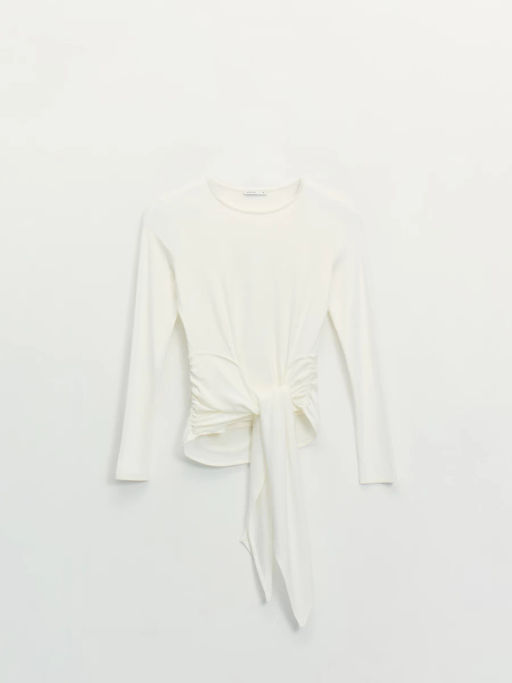 Лонгслив с декоративным узлом / Zarina фото 8