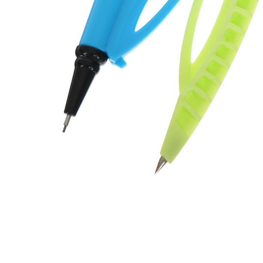 Готовальня 7 предметов: циркуль 115 мм, грифели, ластик, линейка 15 см, 2 угольника, транспортир