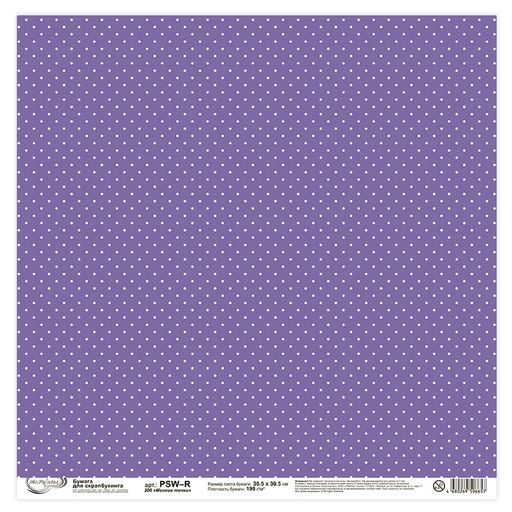 Бумага для скрапбукинга "Mr.Painter" PSW-R 190 г/кв.м 30.5 x 30.5 см 10 шт.