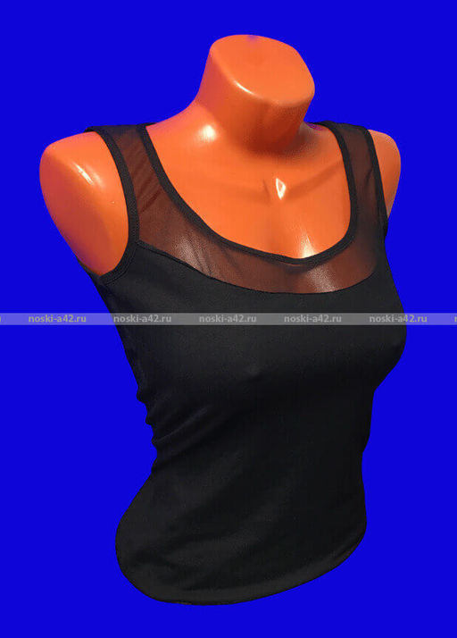 Цена за 1 шт. Майки женские Miss Emma Турция Кружево арт. 9133 черные