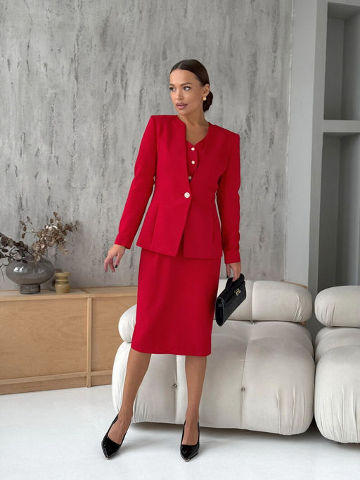 Костюм DilanaVIP 2106 красный