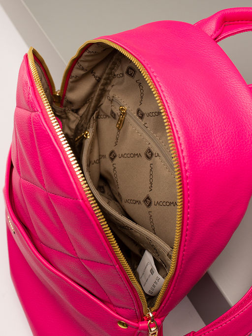 LACCOMA рюкзак Виолла-Л815-фуксия эко кожа хлопок фото 6