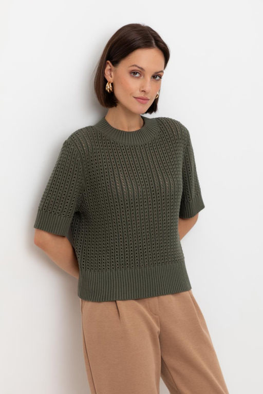 ЕВ 30220/хаки джемпер жен