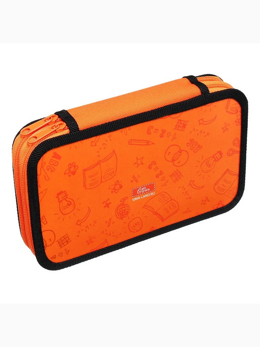 Пенал школьный, 2 секции, 12.5×20.5×4 см«Панда»