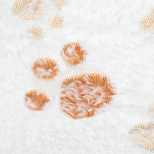 Коврик для отдыха животных, двусторонний (флис+ротанг), 35 х 25 см, белый - Пижон фото 4