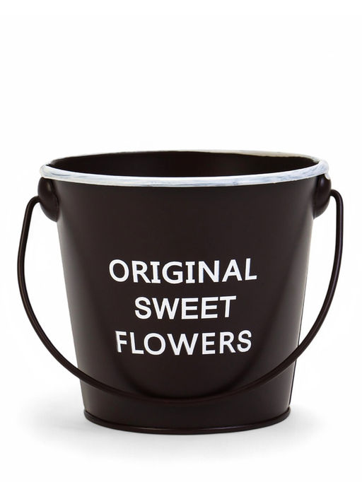 Цена за 2 шт. Кашпо - ведёрко Original Sweet Flowers, 600 мл, металл, коричневое - Take it easy фото 7